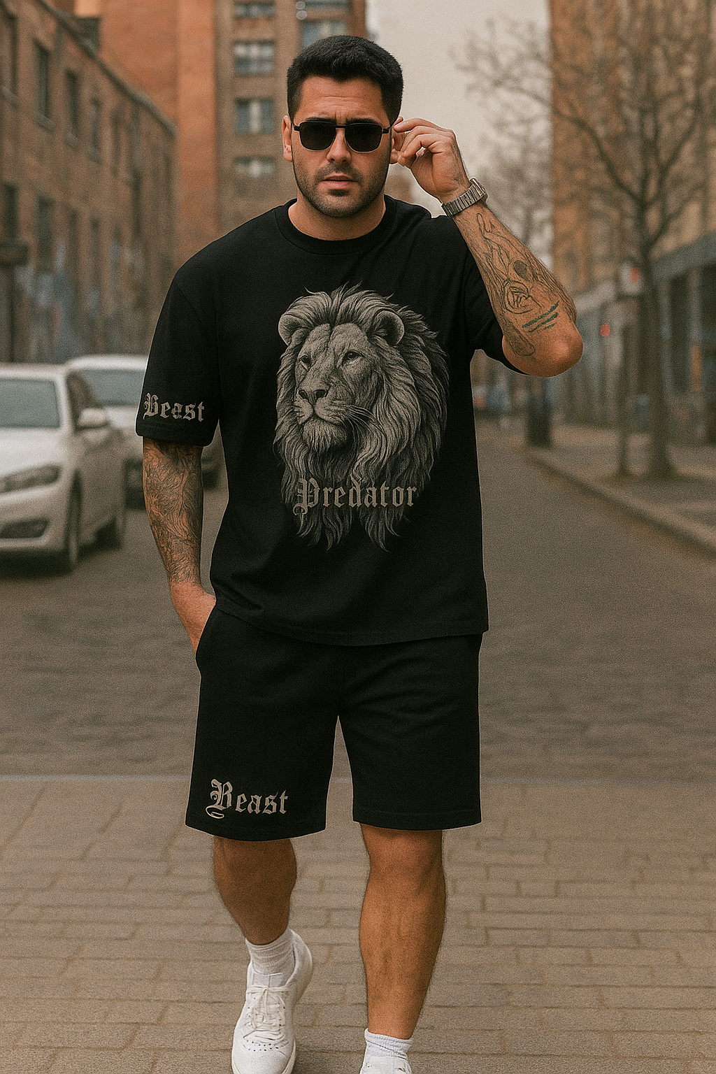 Gray helmet for bikers