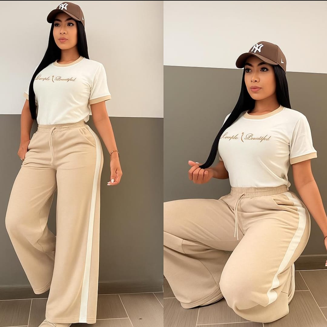 Conjunto Deportivo para Dama – Polera + Pantalón | UrbanFit 👚🔥🧢✨