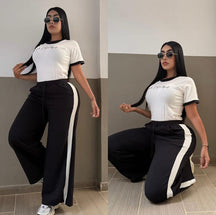 Conjunto Deportivo para Dama – Polera + Pantalón | UrbanFit 👚🔥🧢✨