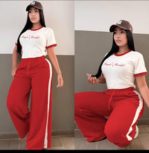 Conjunto Deportivo para Dama – Polera + Pantalón | UrbanFit 👚🔥🧢✨